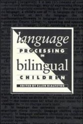Cover Art for 9780521379182, Language Processing in Bilingual Children by Ellen Bialystok