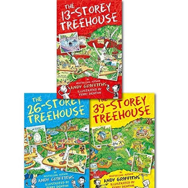 Cover Art for 9781509813346, Andy Griffiths The 13-Storey Treehouse Collection Set Pack, (The 13-Storey Treehouse, The 26-Storey Treehouse and The 39-Storey Treehouse) by Andy Griffiths