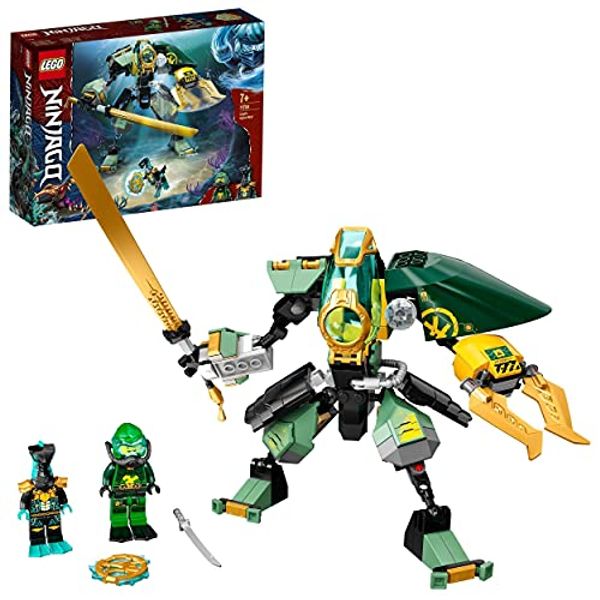 Cover Art for 5702016912296, LEGO 71750 NINJAGO Lloyd’s Hydro Mech Action Figure Underwater Building Set, Ninja Toy for Kids with Lloyd Minifigure by Unknown