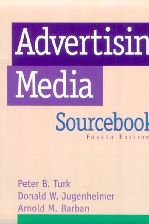 Cover Art for 9780844235219, Advertising Media Sourcebook by Arnold M. Barban