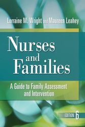 Cover Art for 9780803627390, Nurses and Families by Lorraine M. Wright, Maureen Leahey