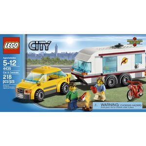 Cover Art for 0673419163125, Car and Caravan Set 4435 by LEGO