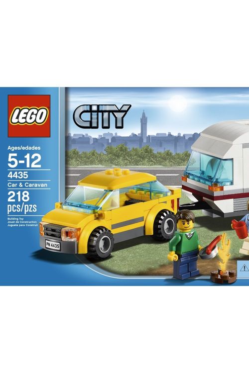 Cover Art for 0673419163125, Car and Caravan Set 4435 by LEGO