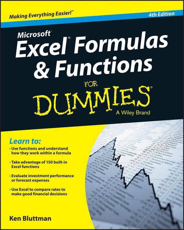 Cover Art for 9781119076797, Excel Formulas and Functions For Dummies by Ken Bluttman