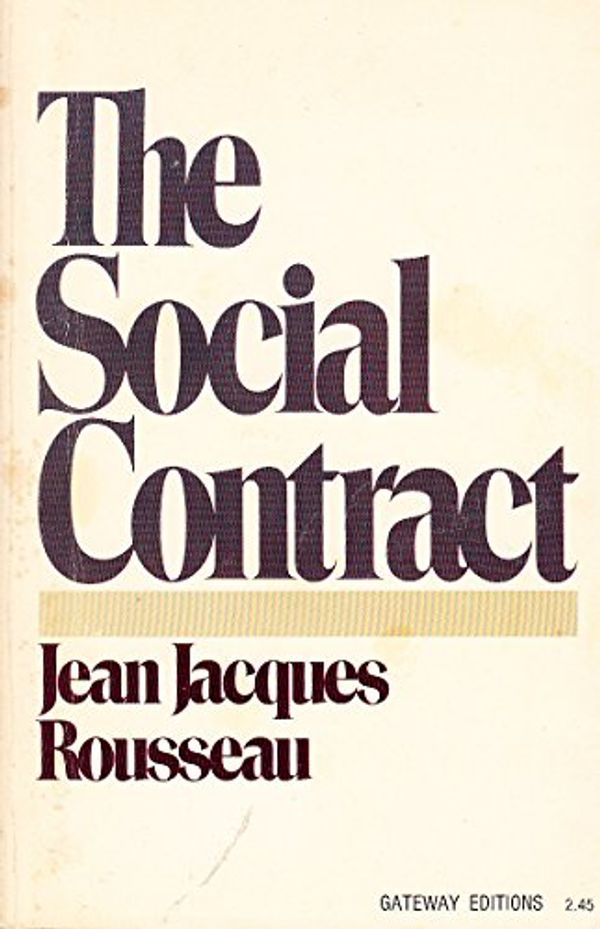 Cover Art for 9780895269171, The Social Contract by Jean Jacques Rousseau