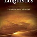 Cover Art for 9780521747455, The Cambridge Dictionary of Linguistics by Keith Brown, Jim Miller