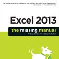 Cover Art for 9781449359515, Excel 2013: The Missing Manual by Matthew MacDonald