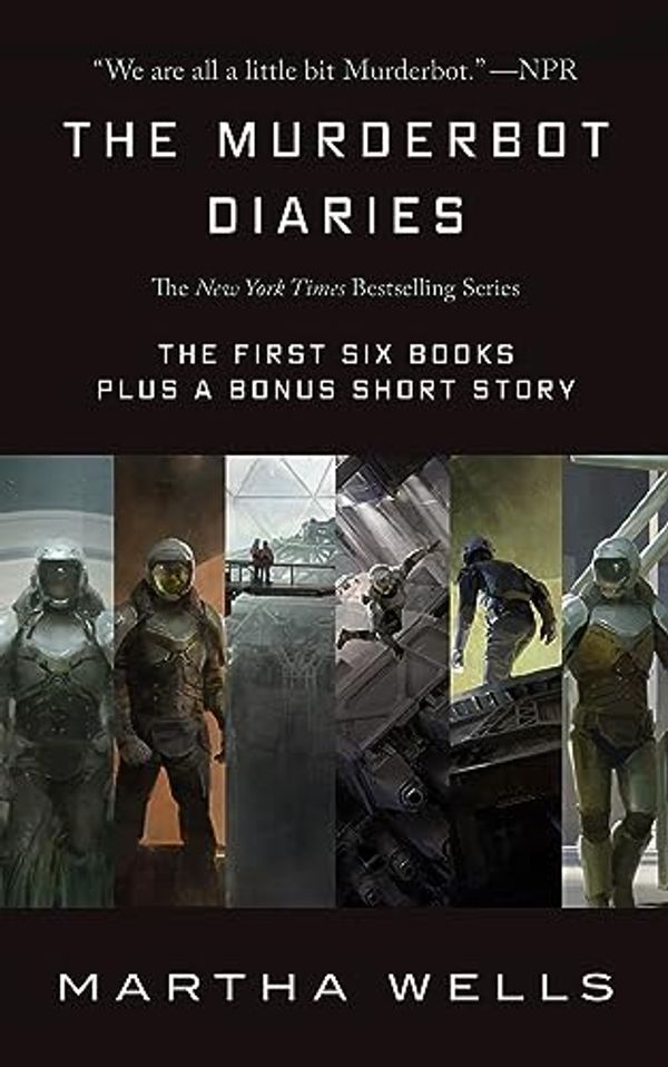 Cover Art for B0CGRZ18ZB, The Murderbot Diaries: All Systems Red, Artificial Condition, Rogue Protocol, Exit Strategy, Network Effect, Fugitive Telemetry by Martha Wells