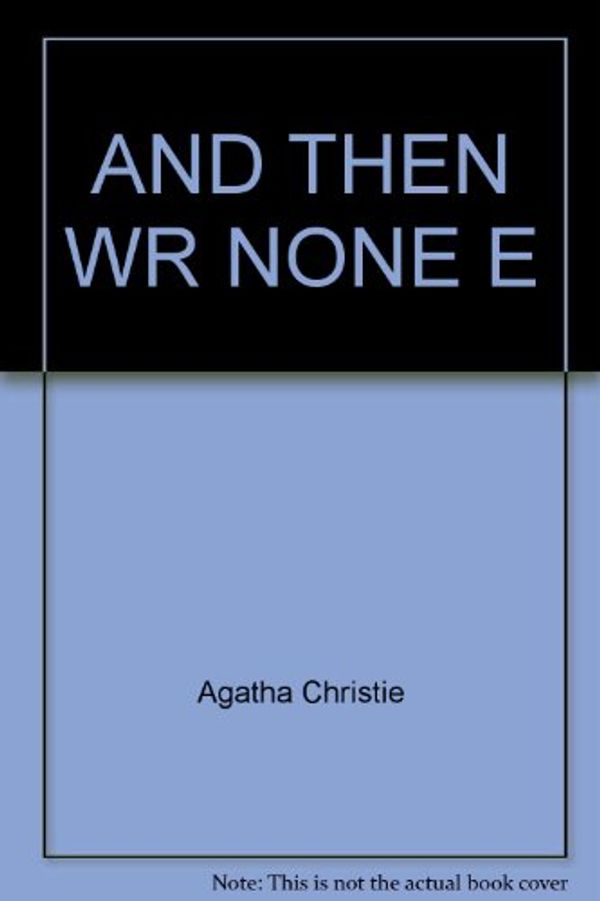 Cover Art for 9780671831387, And Then There Were None by Agatha Christie