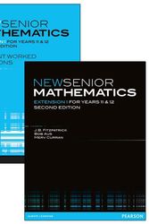 Cover Art for 9781486091720, New Senior Mathematics Extension 1 Year 11 and 12 Value Pack by J. Fitzpatrick, Bob Aus, Merv Curran