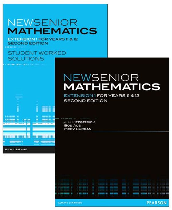 Cover Art for 9781486091720, New Senior Mathematics Extension 1 Year 11 and 12 Value Pack by J. Fitzpatrick, Bob Aus, Merv Curran