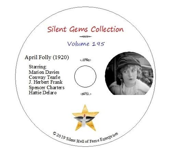 Cover Art for B07QYBSH79, DVD "April Folly" (1920) starring Marion Davies, Classic Silent Drama by 