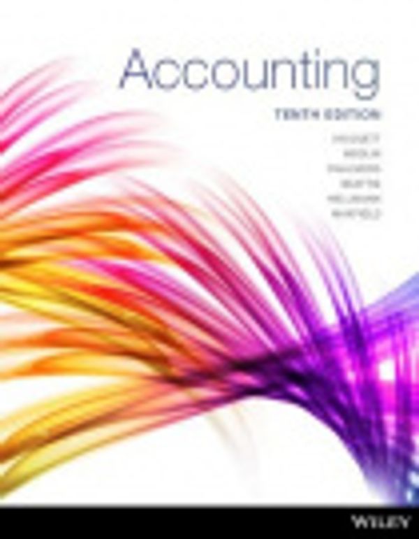Cover Art for 9780730344568, Accounting by John Hoggett