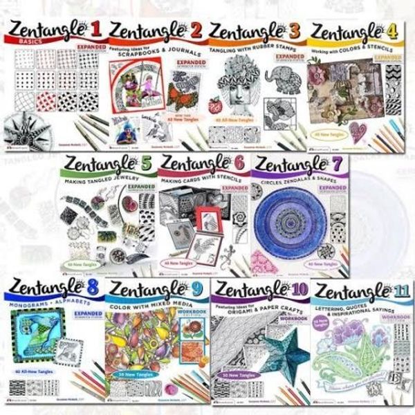 Cover Art for 9781784941574, Zentangle Collection 11 Books Set By Suzanne McNeill, (Zentangle® 11, Zentangle® 10, Zentangle® 9, Zentangle® 8, Zentangle® 7, Zentangle® 6, Zentangle® 5, Zentangle® 4, Zentangle® 3, Zentangle® 2 and Zentangle® 1) by Suzanne McNeill