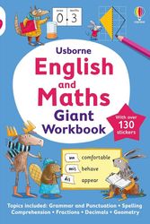 Cover Art for 9781805310013, Usborne English and Maths Giant Workbook 8-9 by Various