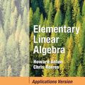 Cover Art for 9780471669593, Elementary Linear Algebra with Applications by Howard Anton