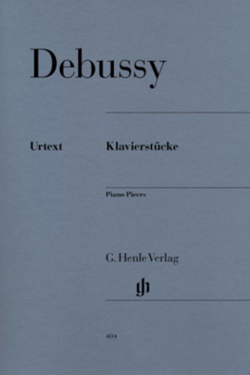 Cover Art for 9790201804040, Piano Pieces - piano - (HN 404) by Claude Debussy