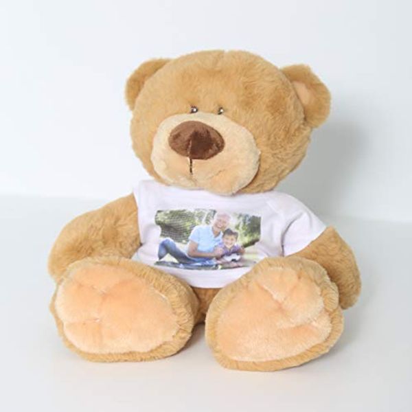 Cover Art for B08G5D2QPY, CTprints Premium Teddy Bear with Custom Photo T-Shirt by 