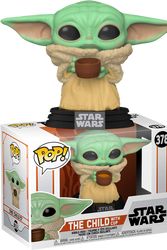 Cover Art for 0889698499330, Funko Pop! Star Wars: The Mandalorian - The Child with Cup by Funko