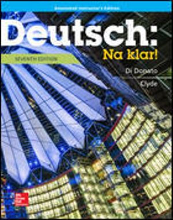 Cover Art for 9781259289453, Annotated Instructor s Edition for DeutschNa klar! by Di Donato