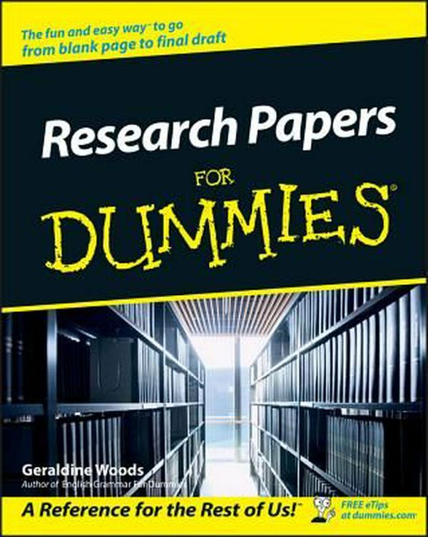 Cover Art for 9780764554261, Research Papers For Dummies by Geraldine Woods