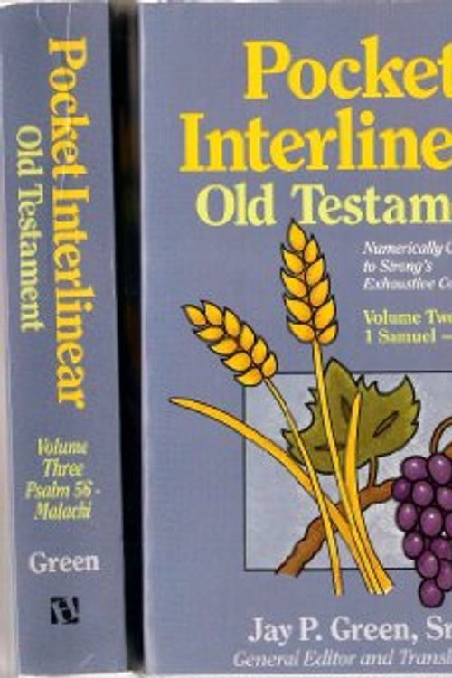 Cover Art for 9780913573518, Pocket Interlinear Old Testament: Hebrew-English by Jay P. Green, Sr.