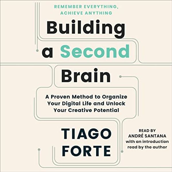 Cover Art for B09MGFGV3J, Building a Second Brain by Tiago Forte