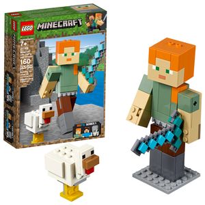 Cover Art for 0673419304337, Minecraft Alex BigFig with Chicken Set 21149 by LEGO