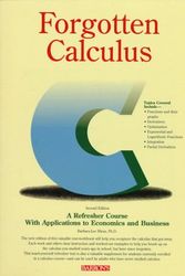 Cover Art for 9780812019414, Forgotten Calculus by Barbara Lee Bleau