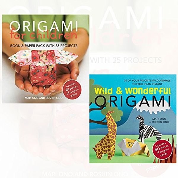 Cover Art for 9789123613021, Mari Ono Origami Collection 2 Books Bundles (Origami for Children: Book & paper pack with 35 projects,Wild and Wonderful Origami: 35 of your favourite wild animals to fold in an instant) by Mari Ono