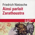 Cover Art for 9782070322855, Ainsi Parl Zarath by Friedrich Wilhelm Nietzsche