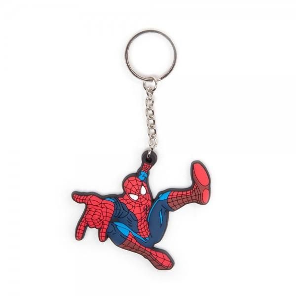Cover Art for 8718526222029, Marvel Comics Spider-man Unisex Swinging Into Action Rubber Keychain by Unknown
