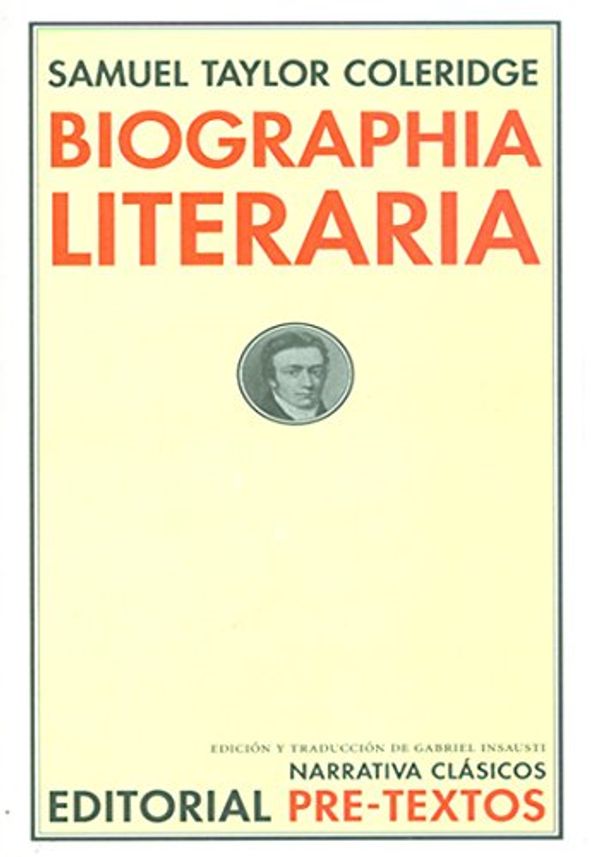 Cover Art for 9788481919295, Biographia literaria by Taylor Coleridge, Samuel