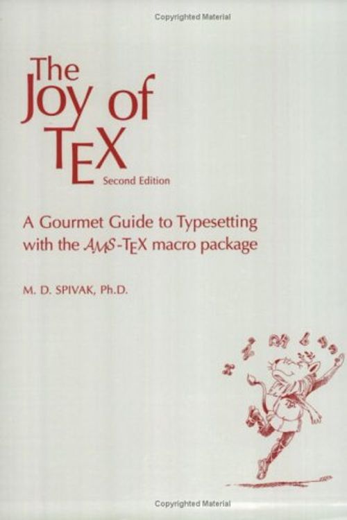 Cover Art for 9780821829974, The Joy of TeX by Michael Spivak