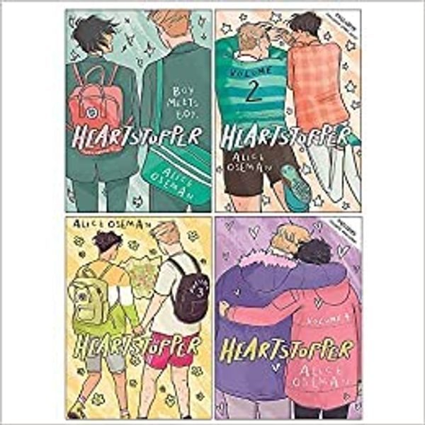 Cover Art for B09V2NBL6F, Heartstopper Series A Graphic Novel - Volume 1- 4 Books Set [Paperback] By Alice Oseman by Oseman Alice