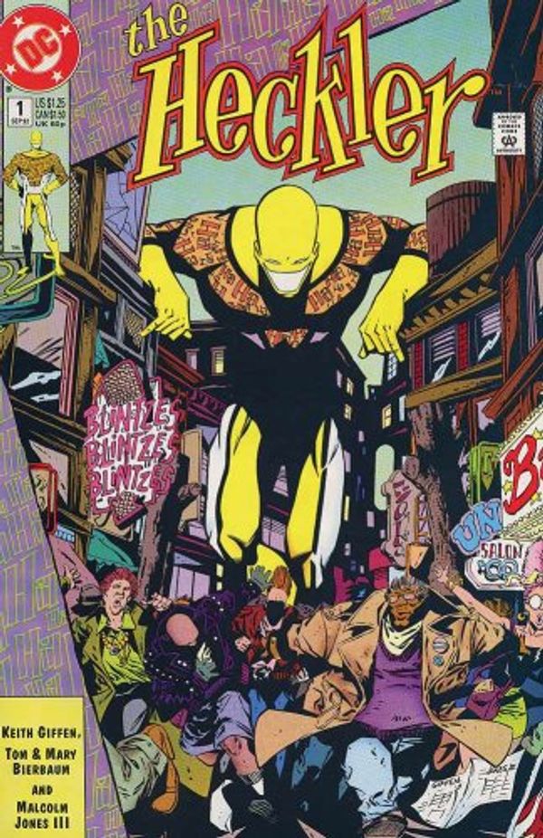Cover Art for B001VUAY40, HECKLER #1-6 by Keith Giffen complete series (THE HECKLER (1992 DC)) by Keith Giffen, Tom & Mary Bierbaum