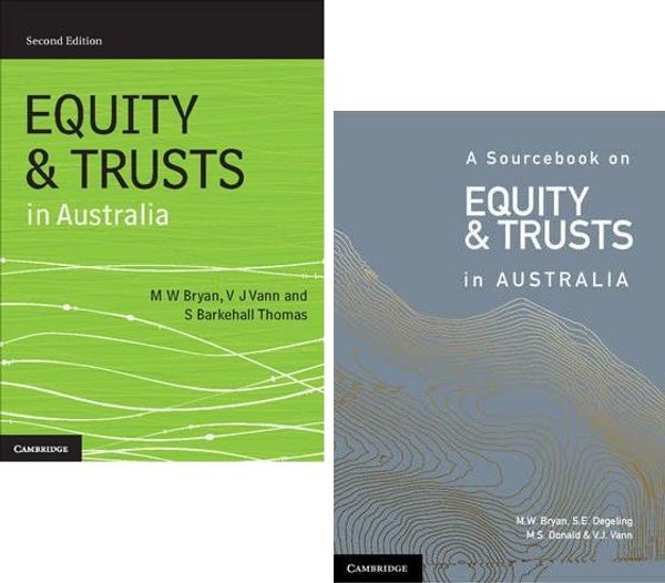 Cover Art for 9781108445863, EQUITY AND TRUSTS IN AUS BUNDLE 2 by Michael Bryan, Vicki Vann, Barkehall Thomas, Susan, Simone Degeling, Scott Donald