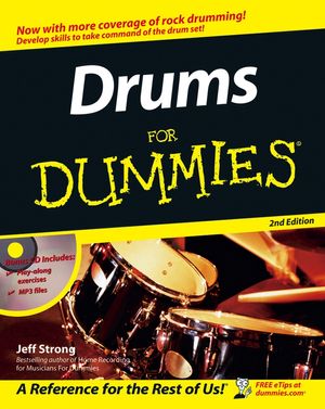 Cover Art for 9781118068618, Drums For Dummies by Jeff Strong