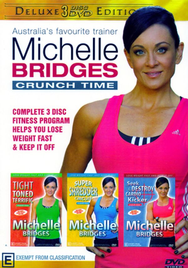 Cover Art for 9333350061669, Michelle Bridges: Crunch Time - Tight Toned Terrific/Super Shredder Circuit/Seek and Destroy Cardio Kicker (3 Disc) (known for The Biggest Loser) by Unknown