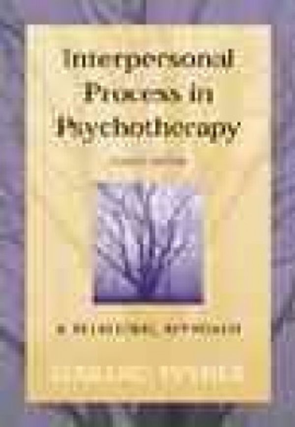 Cover Art for 9780534362959, Interpersonal Process in Psychotherapy: A Relational Approach by Edward Teyber