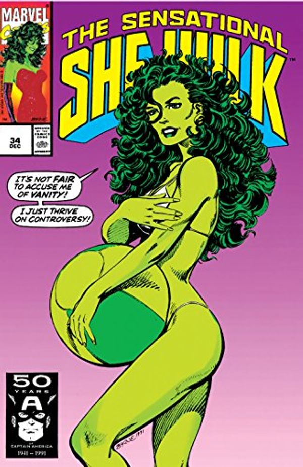 Cover Art for B01N0APM3Q, Sensational She-Hulk (1989-1994) #34 by John Byrne