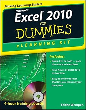 Cover Art for 9781118110799, Excel 2010 eLearning Kit For Dummies by Faithe Wempen