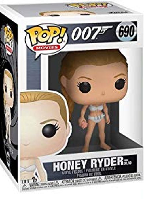 Cover Art for B089RPW5S6, No 007 James Bond Entertainment Pop! Honey Ryder Dr. No Girl Bundled with Chevrolet Bel Air Convertible Onyx Black with Collectible JL Tin Display 1st in Series Die-Cast car 2 Items by Unknown