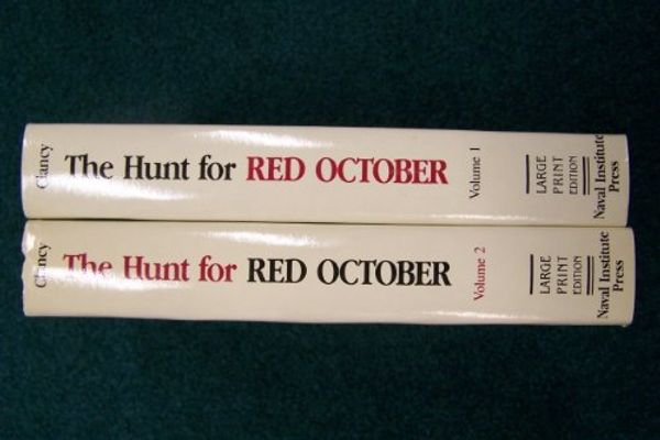 Cover Art for B001EEVAUU, The Hunt for Red October Large Print by Unknown