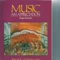 Cover Art for 9780070335684, Music: an appreciation by Roger Kamien