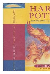 Cover Art for 9780747569374, Harry Potter and the Order of the Phoenix by J. K. Rowling