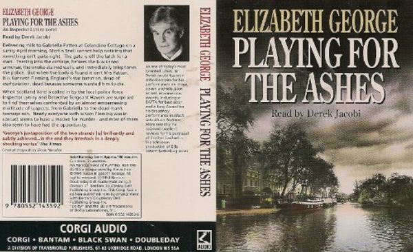 Cover Art for 9780552143592, Playing for the Ashes by Elizabeth George