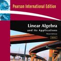 Cover Art for 9780321314857, Linear Algebra and Its Applications: Update by David C. Lay
