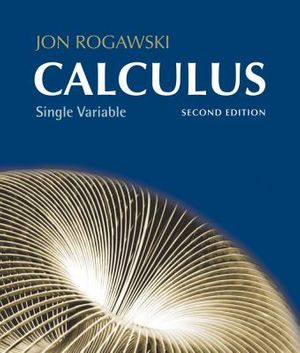 Cover Art for 9781429231909, Single Variable Calculus by Jon Rogawski