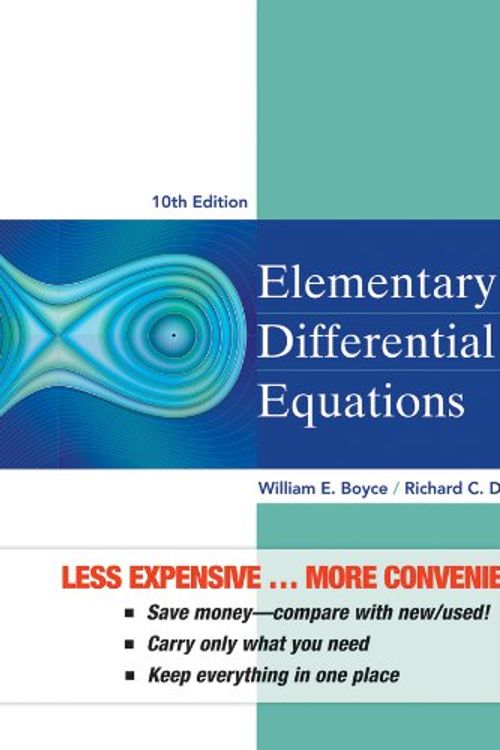 Cover Art for 9781118157398, Elementary Differential Equations by William E. Boyce